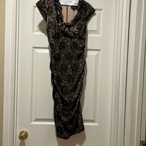 Like new Xscape Black/beige dress, Size 4